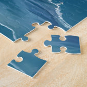 Salzwassertraum | Wasserfarbe Meer Ozeanküste Puzzle (Seite)