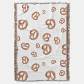 Salzweiche Wasserfarben Prätzelmuster Decke (Vorderseite Vertikal)