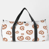Salzweiche Wasserfarben Prätzelmuster Duffle Bag (Rückseite)