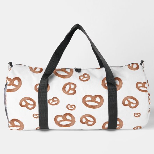 Salzweiche Wasserfarben Prätzelmuster Duffle Bag (Rückseite)