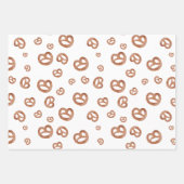 Salzweiche Wasserfarben Prätzelmuster Geschenkpapier Set (Vorderseite 3)