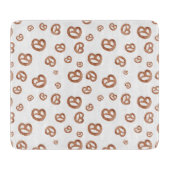 Salzweiche Wasserfarben Prätzelmuster Schneidebrett (Vorderseite)