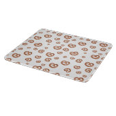 Salzweiche Wasserfarben Prätzelmuster Schneidebrett (Ecke)