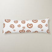 Salzweiche Wasserfarben Prätzelmuster Seitenschläferkissen (Rückseite)