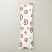 Salzweiche Wasserfarben Prätzelmuster Seitenschläferkissen (Rückseite (Vertikal))