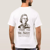 Sam Adams/Gadsden-Tee-Party-T - Shirt (Rückseite)
