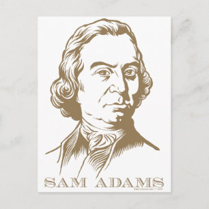 Sam Adams Postkarte