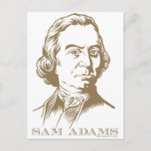 Sam Adams Postkarte (Vorderseite)