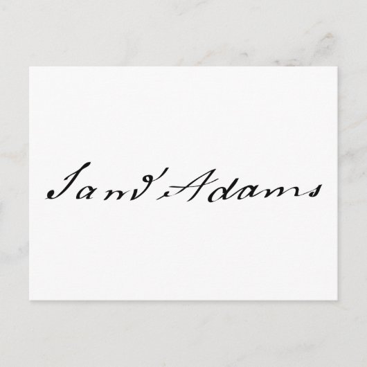 Sam Adams Signature Postkarte (Vorderseite)