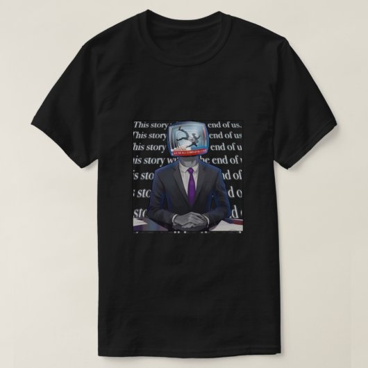 Sam & Max X Pulp Fiktion (schwarz) essenziell T-Shirt (Design vorne)