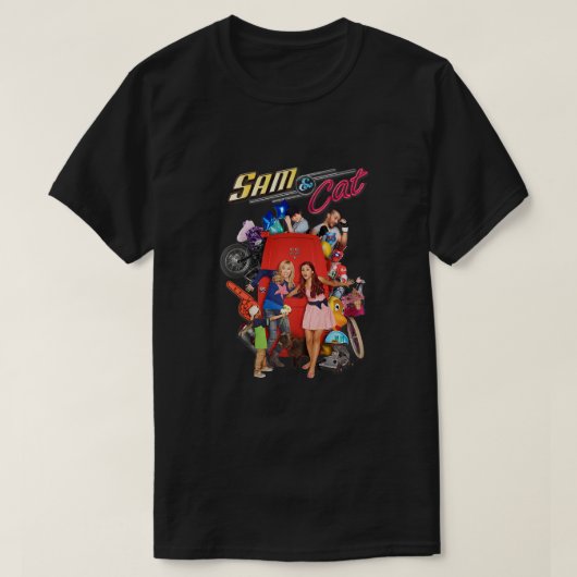 Sam and Cat Show Poster Premium T-Shirt (Design vorne)