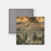 Sam and FRODO™ Approaching Mount Doom Magnet (Vorderseite/Rückseite)