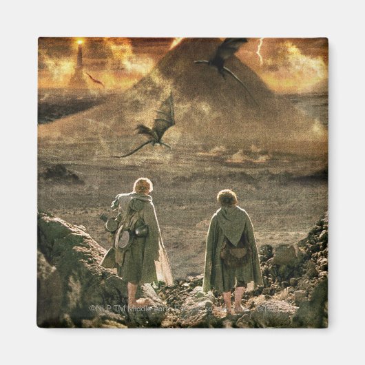 Sam and FRODO™ Approaching Mount Doom Magnet (Vorne)