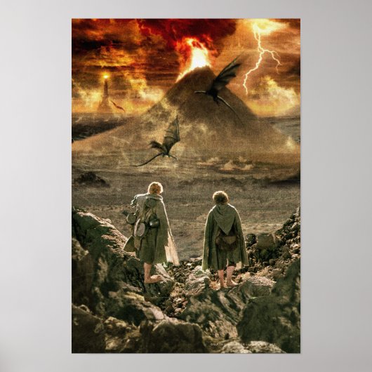 Sam and FRODO™ Approaching Mount Doom Poster (Vorne)