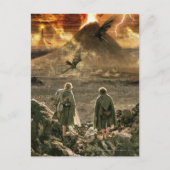 Sam and FRODO™ Approaching Mount Doom Postkarte (Vorderseite)