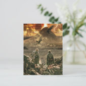 Sam and FRODO™ Approaching Mount Doom Postkarte (Stehend Vorderseite)