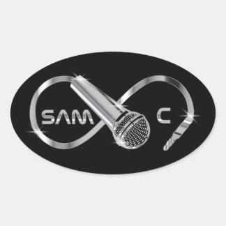 SAM C Aufkleber schwarz