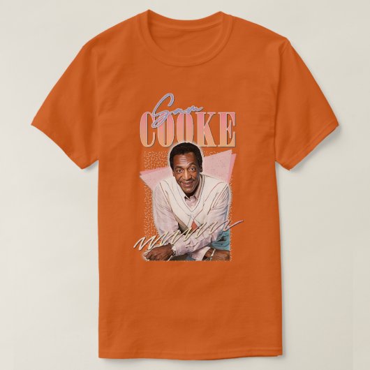 Sam Cooke Retro ästhetisches Design T-Shirt (Design vorne)
