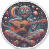 SAM Cosmic Circle Custom Cut Vinyl Sticker (Vorderseite)