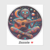 SAM Cosmic Circle Custom Cut Vinyl Sticker (Blatt)