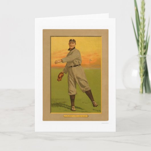 Sam Crawford Tigers Baseball 1911 Karte (Vorderseite)