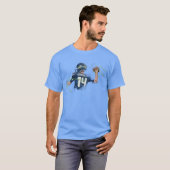 Sam Darnold Skizzenkunst lustig T-Shirt (Vorne ganz)