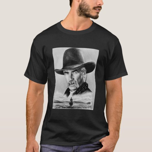 Sam Elliot Lone Rider T-Shirt (Vorderseite)