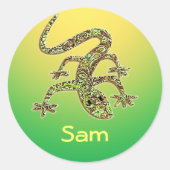 Sam Gecko / Salamander / Lizard Stickers (Vorderseite)