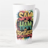 Sam & Ham sind Brüder Milchtasse (Rechte Ecke)