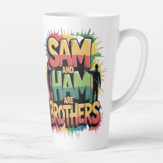 Sam & Ham sind Brüder Milchtasse (Rechts)