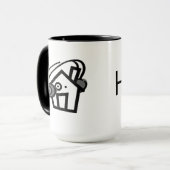 Sam-Haus-Tasse Tasse (Vorderseite Links)