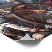 Sam Houston in San Jacinto Poster (Ecke)