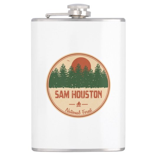 Sam Houston National Forest Flachmann (Vorderseite)