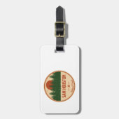 Sam Houston National Forest Gepäckanhänger (Vorderseite vertikal)