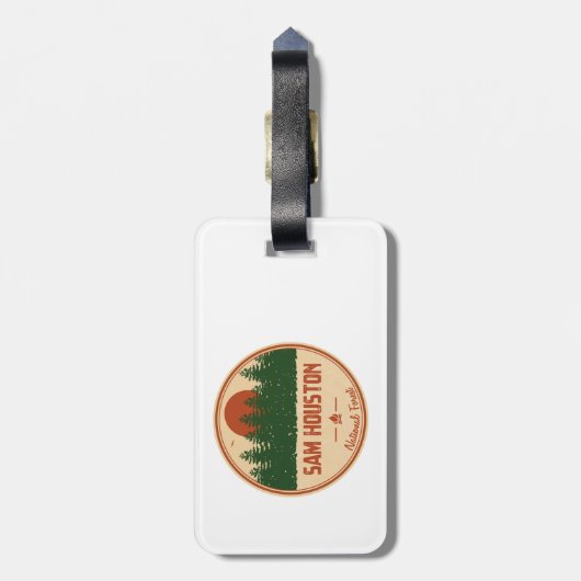 Sam Houston National Forest Gepäckanhänger (Rückseite vertikal)