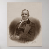 Sam Houston Portrait Poster (Vorne)