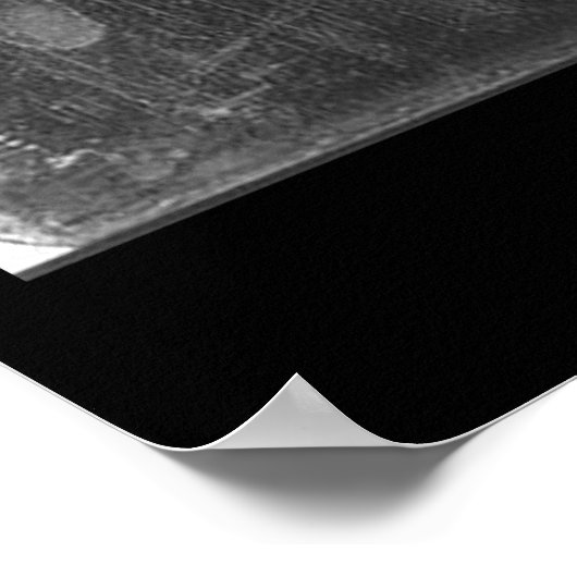 Sam Houston Portrait Poster (Ecke)