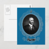 Sam Houston Postkarte (Vorne/Hinten)