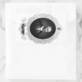 Sam Houston Rechteckiger Aufkleber (Tasche)