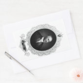 Sam Houston Rechteckiger Aufkleber (Umschlag)