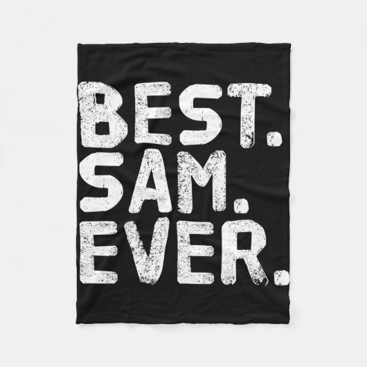 Sam immer lustige Männer Vaters Geschenkidee Leist Fleecedecke (Vorderseite)