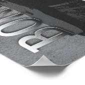 Sam in Action Bone to Dog Poster (Ecke)