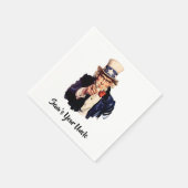 Sam ist dein Onkel Serviette (Ecke)