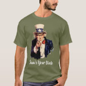 Sam ist dein Onkel T-Shirt (Vorderseite)