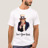 Sam ist dein Onkel T-Shirt (Vorderseite)