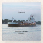 Sam Laud glass Untersetzer (Vorderseite)