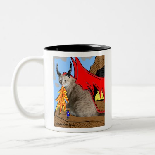 Sam Le Cat Dragon Tasse (Links)