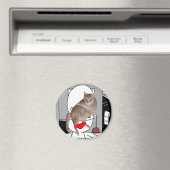 Sam Le Cat Privacy Bitte Magnet (In Situ (Geschirrspüler))