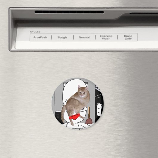 Sam Le Cat Privacy Bitte Magnet (In Situ (Geschirrspüler))