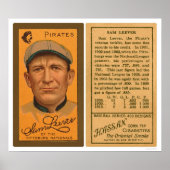 Sam Leever Pirates Baseball 1911 Poster (Vorne)